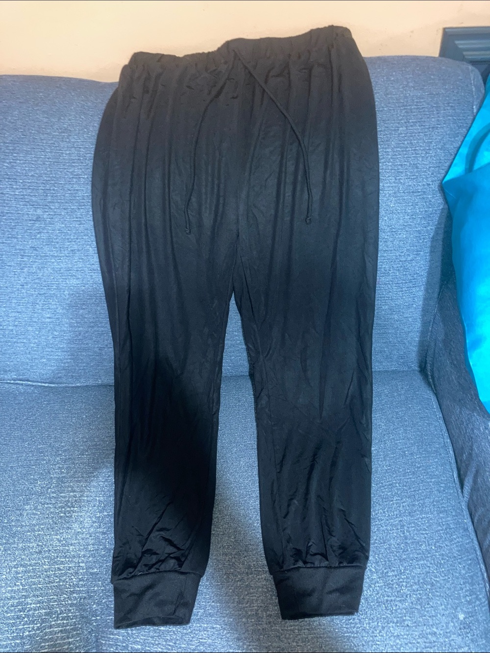 Valia Black Track Joggers
